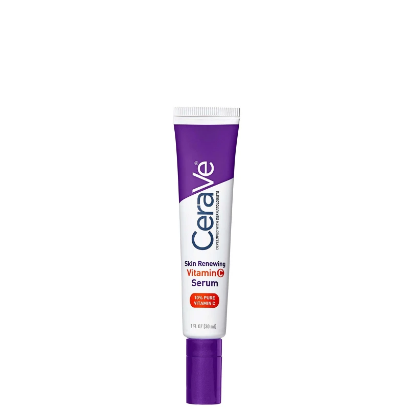 Image of CeraVe Skin Renewing 10% Pure Vitamin C Serum with Ceramides for Brighter & Smoother Skin 30ml