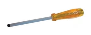 image of CK T4811 08 Heavy Duty Classic Strike Through Screwdriver Slotted 10 x 200mm