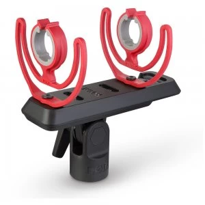 Image of Rode SM4-R Rycote Lyre suspension mount with 3/8 or 5/8 thread for mic stand or boom pole. Compati