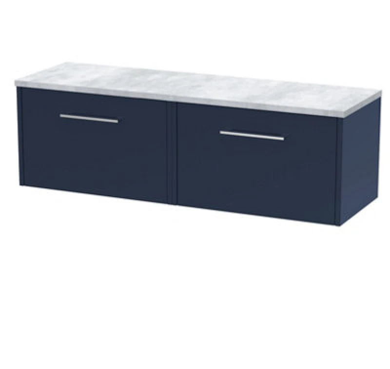 Image of Hudson Reed 600 Wh 1-Drawer Vanity & Laminate Top