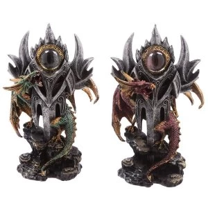 Image of Eye of the Sword Dark Legends Dragon Figurine (1 Random Supplied)