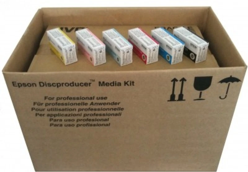 Image of Epson Discproducer JVC WaterShield Mediakit. DVD x 900 + inkset