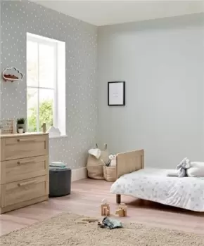 Image of Mamas & Papas Atlas Set (Cotbed & Dresser) - Light Oak