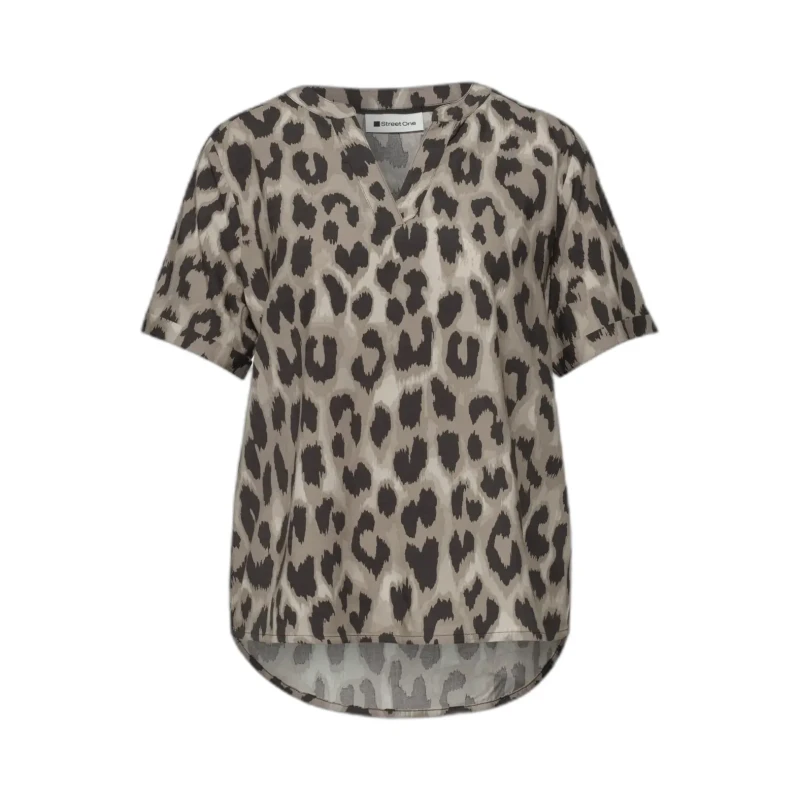 Image of Street One Womens blouse Street One LTD QR AOP Beige Female 34