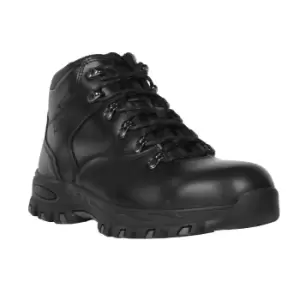 Regatta Mens Gritstone Leather Safety Boots (12 UK) (Black)