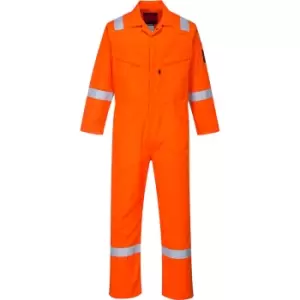 Image of Portwest AF50 Araflame Platinum Coverall Orange 38" 31"