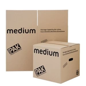 image of StorePAK 5 Pack Medium Storage Boxes