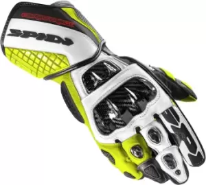 Image of Spidi Carbo Track Evo Black Fluo Yellow 2XL