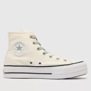 Converse Stone Ombre Lace Lift Hi Trainers