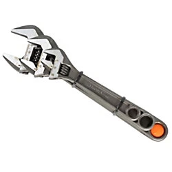 Image of Bahco BAHADJ3 Wrench Set Alloy Steel Phosphate Finish 155 mm, 205 mm, 255mm / (6 - 10 in) Pack of 3