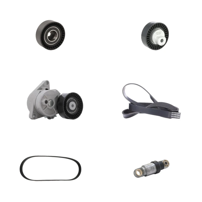 Image of RIDEX 542R0199 V-ribbed belt set EPDM (ethylene propylene diene Monomer (M-class) rubber) V-Ribbed Belt Set (542)