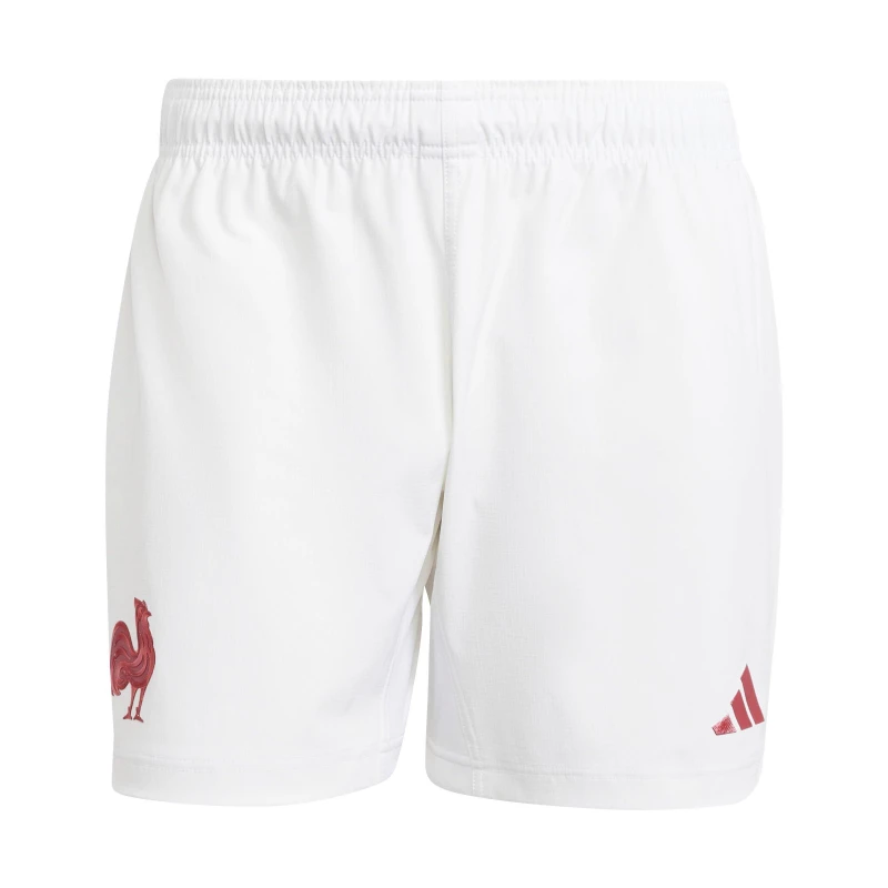 Image of adidas France Rugby Home Shorts 2024 Adults - White White S