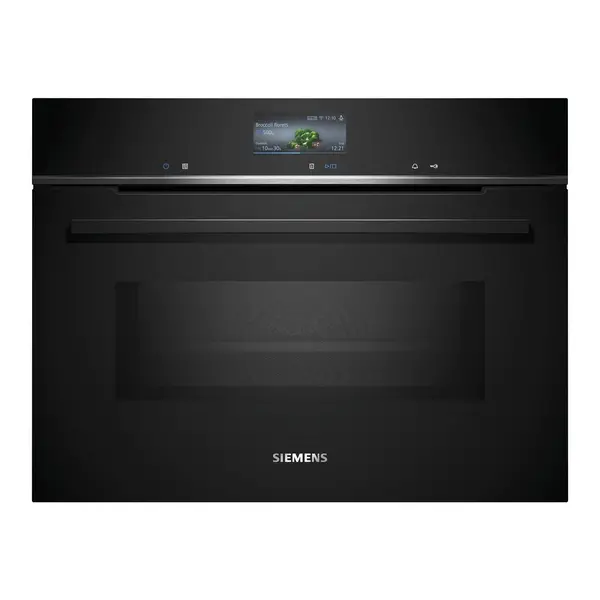 Image of Siemens CM776G1B1B iQ700 Built In Compact Electric Oven with Microwave