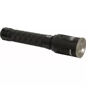 Aluminium Torch - 60W COB LED - Adjustable Focus - Rechargeable Battery