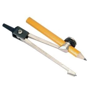Image of Helix Black Silver Metal Compass And Pencil Pack of 10 G05070