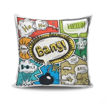 Image of NKRLNT-098 - No Filling Multicolor Cushion Cover