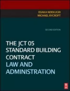 Image of The Jct 05 Standard Building Contract by Issaka Ndekugri Paperback