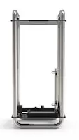 Image of Streacom DA6XL SFF Vertical Open Frame Steel PC Case - Chrome