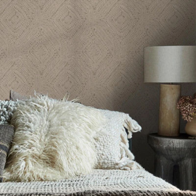 Image of Abigail Ahern Artisan Weave Fawn Wallpaper