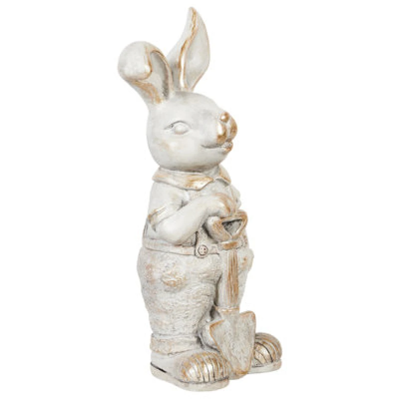 Image of Beliani Traditional Garden Figurine Simard White