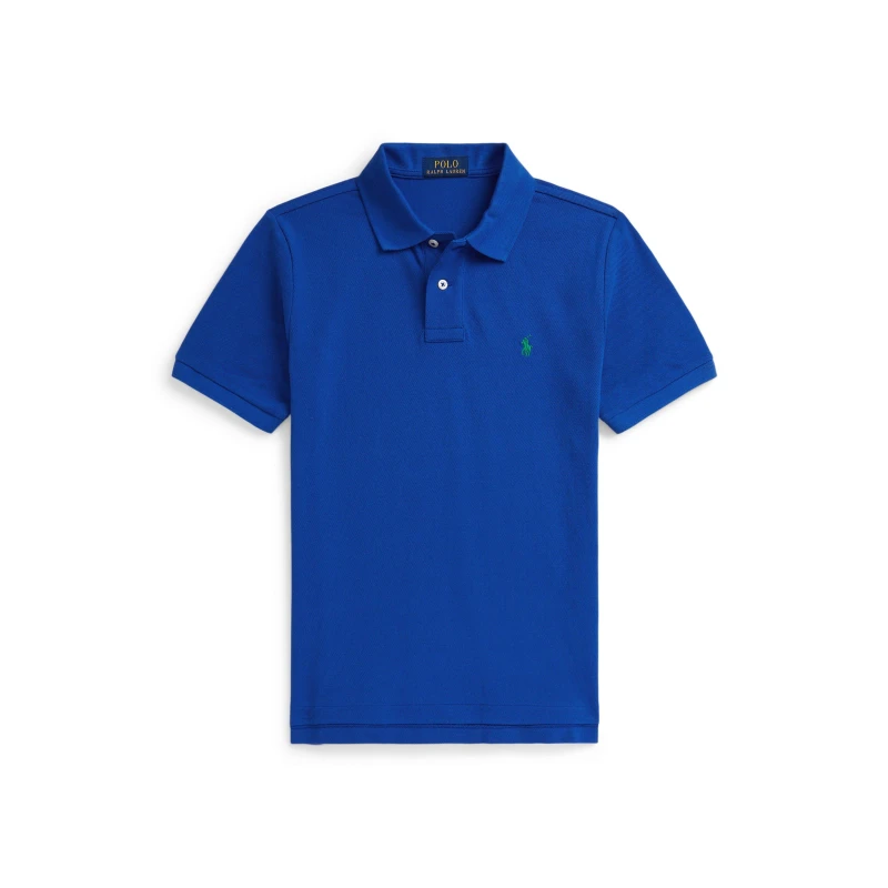 Image of Polo Ralph Lauren Kids Cotton Short Sleeve Shirt New Sapphire male 13-14Y/XL
