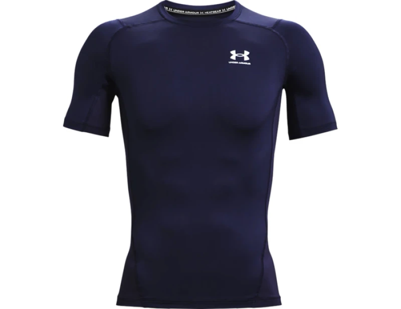 Image of Under Armour Armour HeatGear Short Sleeve Mens - Blue Blue XL