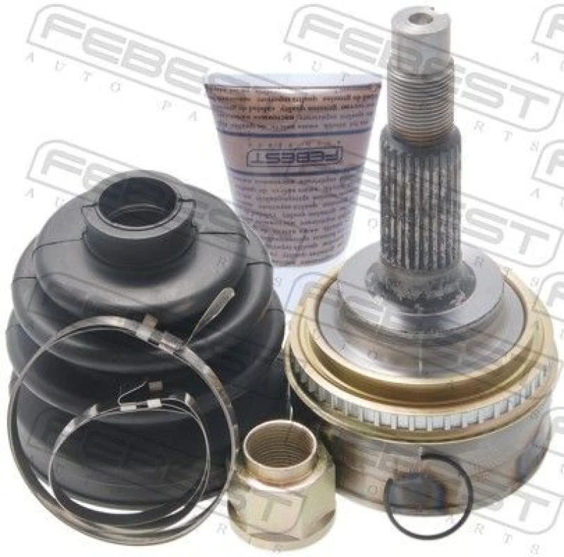 Image of FEBEST 0110-065A48 Joint, drive shaft Front Axle, with ABS sensor ring Joint,drive shaft (236)