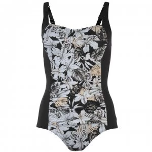 image of Dorina Dorina Sulu Control Swimsuit Womens - BLACKFLORAL126