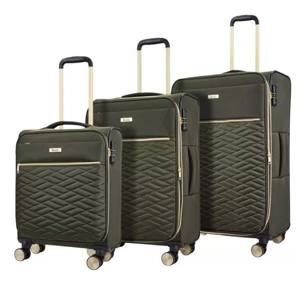 Image of Rock Luggage Sloane ZW88901 Khaki Suitcase 3Pcs Set