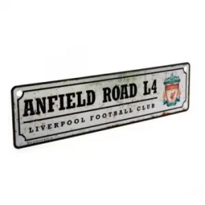 Image of Liverpool FC Window Sign Retro