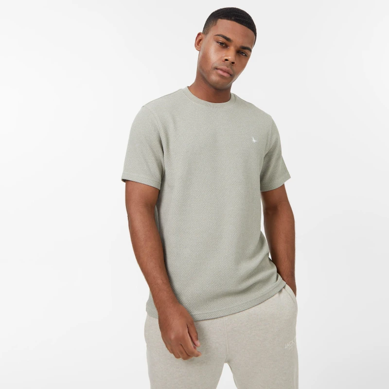 Image of Jack Wills Bubble Texture T-Shirt - Green Green S