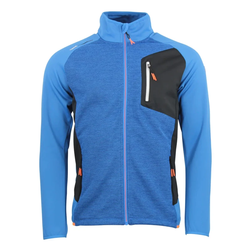 Image of Peak Mountain Fleece tracksuit jacket Peak Mountain Cerin Bleu Male M CERIN/WZ/BLEU
