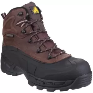 image of Amblers Safety - Amblers Mens FS430 Orca S3 Waterproof Leather Safety Boots (4 uk) (Brown) - Brown