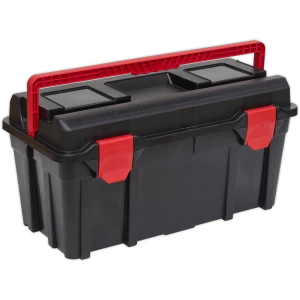 Image of Sealey Plastic Locking Carry Handle Tool Box 580mm