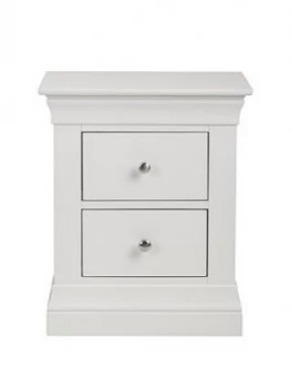 image of Julian Bowen Clermont 2 Drawer Bedside Chest