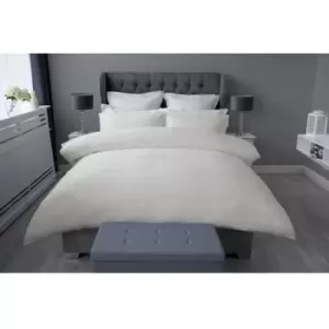 image of Belledorm Union Square Duvet Cover Set (Single) (Ivory) - Ivory