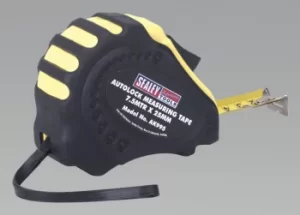 Image of Sealey AK995 Autolock Measuring Tape 7.5mtr(25ft) x 25mm Metric/Imperial