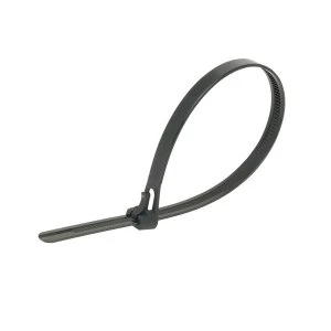 image of Select Hardware Reusable Cable Ties Black 200mm