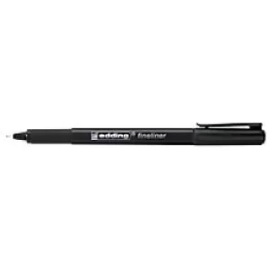 Image of Edding Fineliner Fine 0.4mm Black Pack of 12