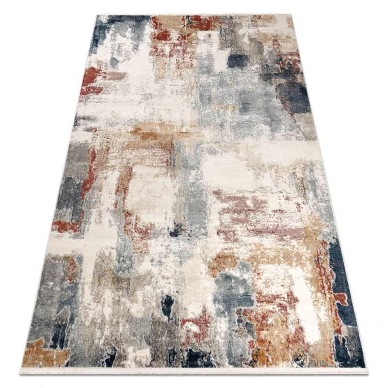 Image of RugsX Distin 0144B White / Rose / Powder Modern Carpet - Abstraction, Vintag 160X230 Cm