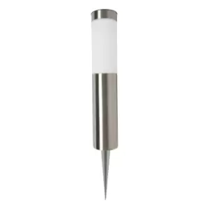 Image of Zink CRESWELL LED Solar Spike Light Stainless Steel