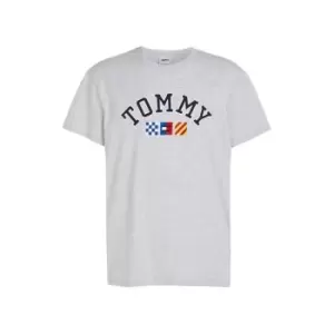 Image of Tommy Jeans Tjm Rlx Archive Sailing S/S Tee - Grey