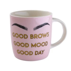 Image of Mug Good Brows Pink
