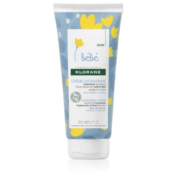 image of Klorane Bebe Calendula Face and Body Moisturizer for Kids 200ml