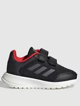 Image of adidas Infant Tensaur Run 2.0, Black/Grey/Red, Size 3