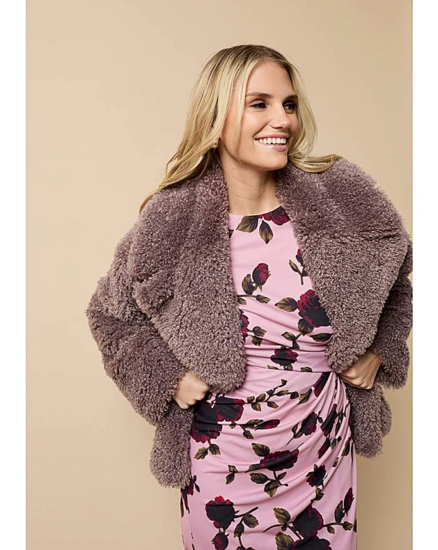 Image of Little Mistress Little Mistress Mink Faux Fur Jacket Mink - Little Mistress - Size: XL Mink Female XL RF79204