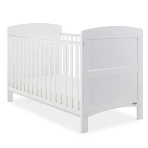 image of Obaby Grace Cot Bed - White