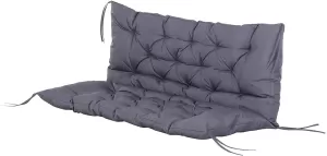 Image of Outsunny Oxford Fabrics Tufted Swing Chair Cushion Replacement Grey