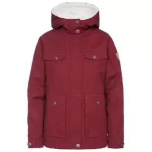 image of Trespass Womens/Ladies Devoted Waterproof Jacket (XXS) (Merlot)