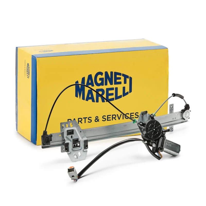 Image of MAGNETI MARELLI 350103170131 Window regulator Left Front, Operating Mode: Electric, with electric motor Window Winder (1561)